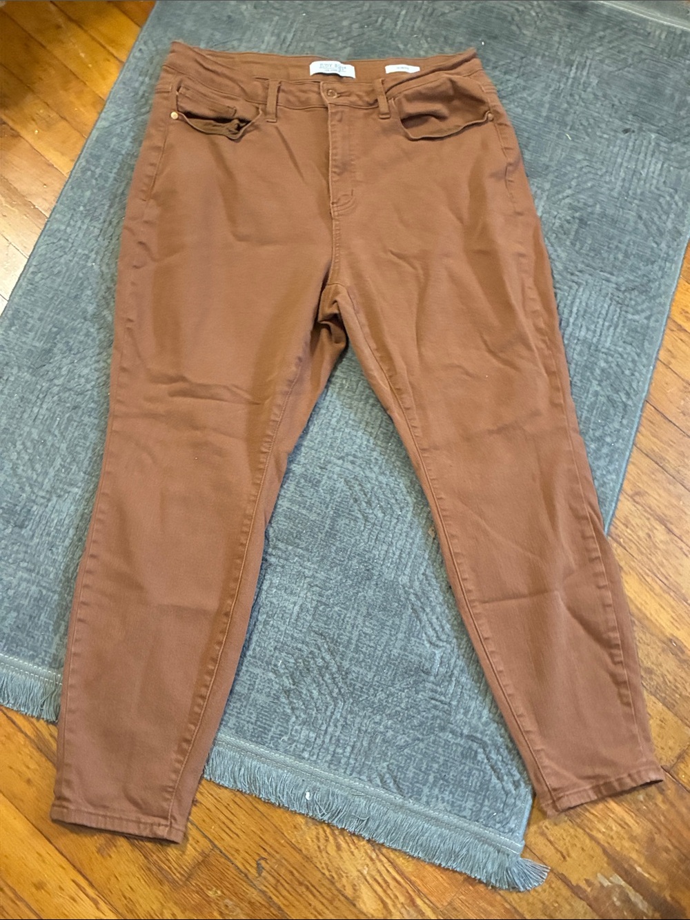 Judy Blue womens Slim Fit Jeans — Brown